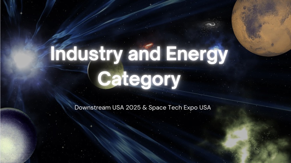Backlit trade show booth display for Space Tech Expo or Downstream USA